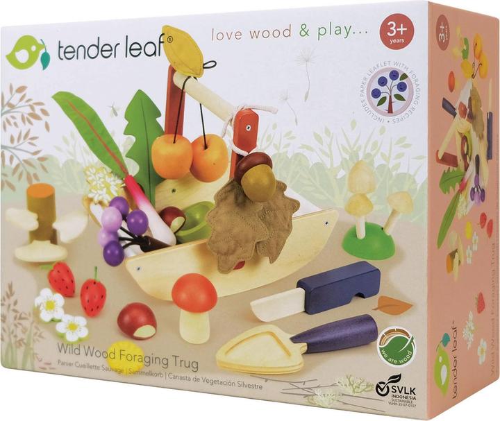 Actual product image Tender Leaf Toys Tender Leaf - Wild Wood Foraging Basket - (TL8294)