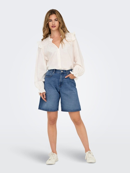 Actual product image Only ONLHOPE Hohe Taille Weiter Beinschnitt Jeans-Shorts Jeans-Shorts (XS)