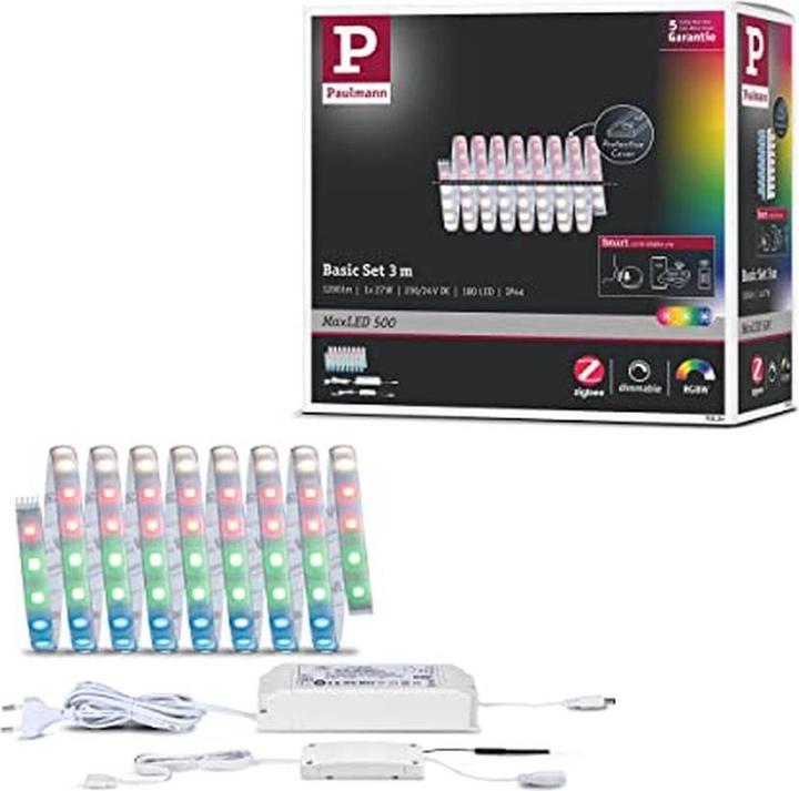 Immagine prodotto Paulmann Set di strisce MaxLED 500 (Bianco caldo, 300 cm, Interno)