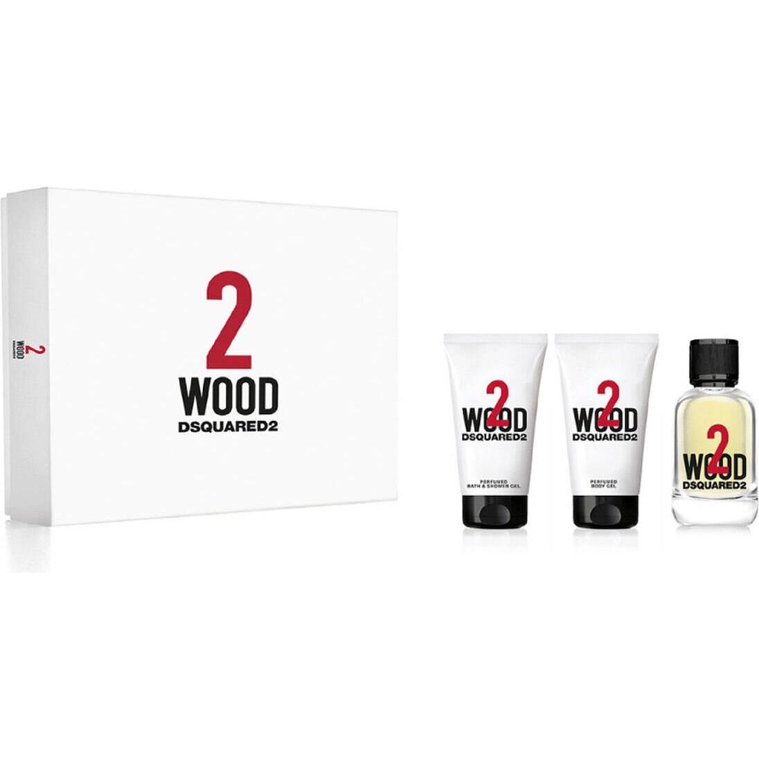Dsquared2, Set regalo bellezza, Dsquared 2Wood Eau de Toilette 50ml Set (Set di profumi)