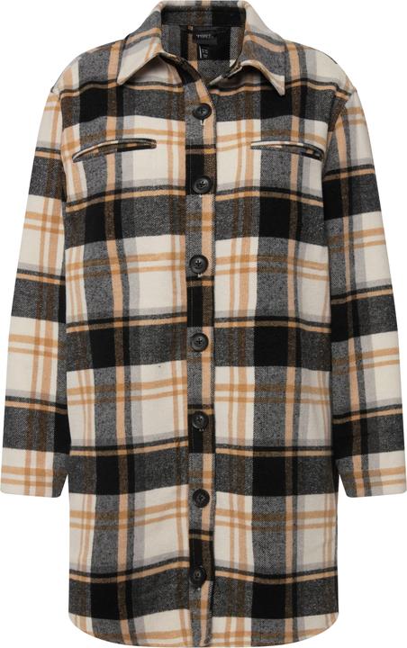 Immagine prodotto Ulla Popken Overshirt di flanella dal taglio oversize con colletto da camicia e maniche lunghe (46, 48)