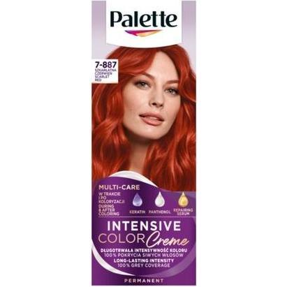 Palette, Tinta, Intensive Color Creme Tinta per Capelli Scarlet Red (7-887 RV6 Rosso Scarlatto)