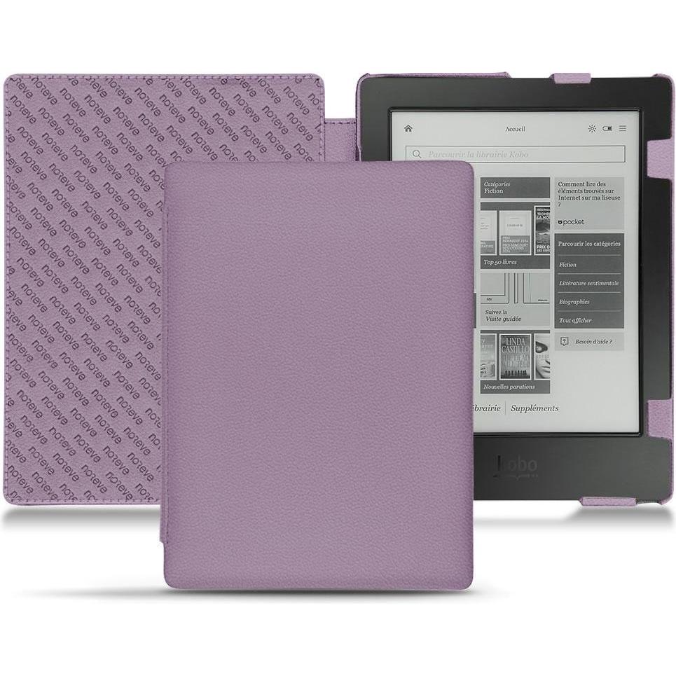 Noreve Lederschutzhülle horizontal (Aura H2O), Tablet Hülle, Violett