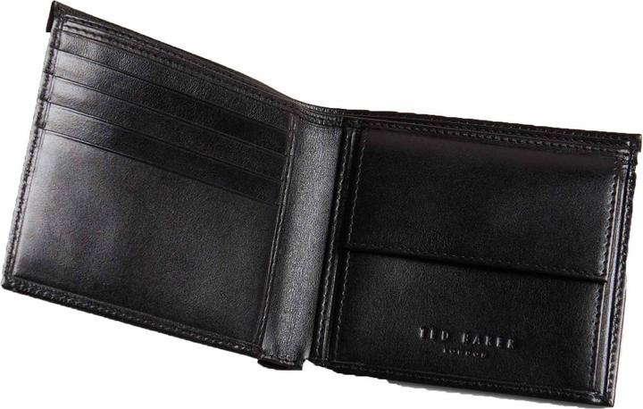 Actual product image Ted Baker PRUGS Leather Bifold Coin Wallet