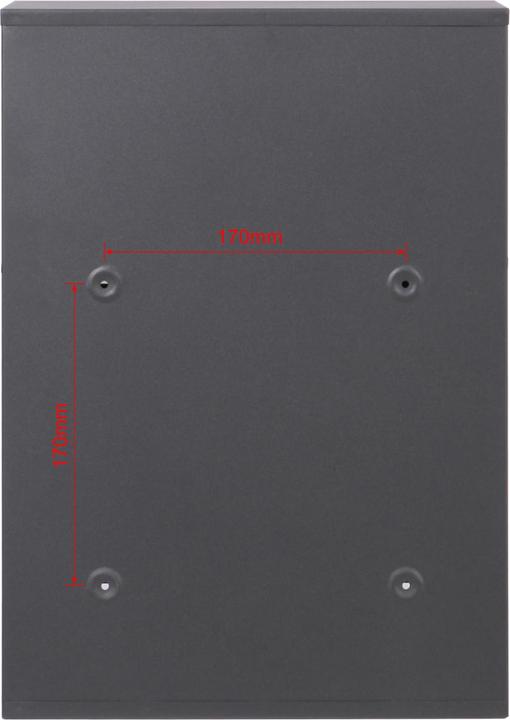 Produktbild Wiltec Briefkasten V53 Postkasten Namensschild Guckfenster 2 Schlüssel