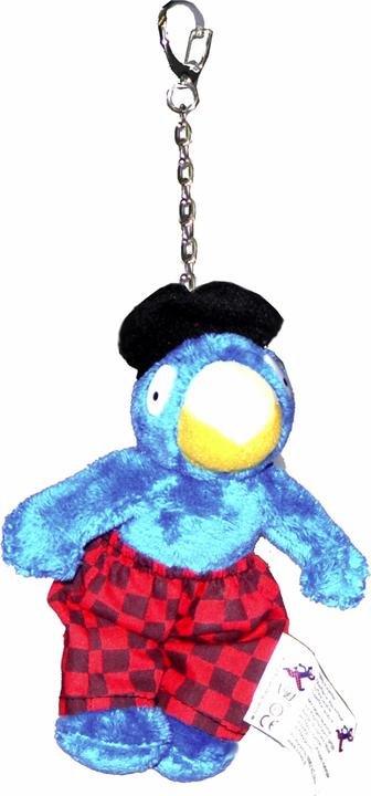 Actual product image Globi Keychain