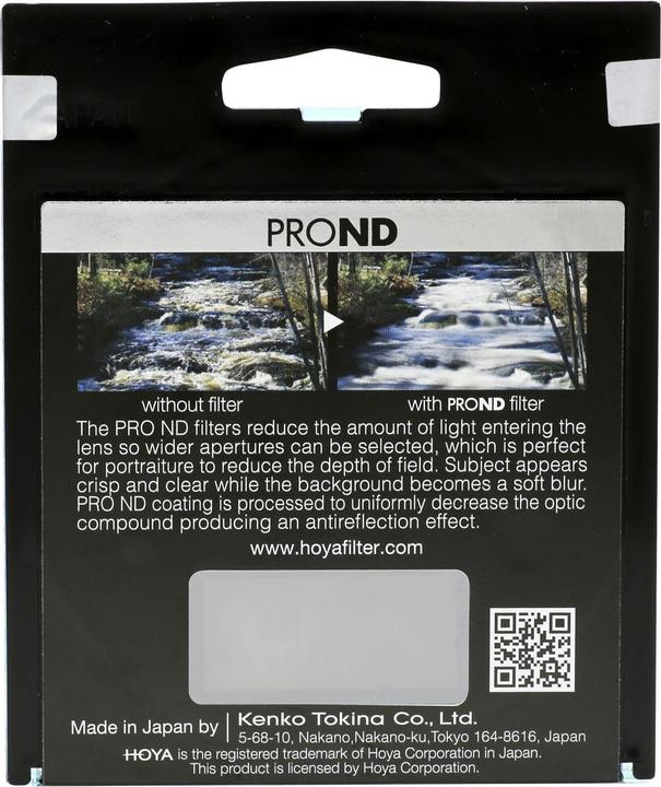 Produktbild Hoya Pro ND64 Filter (72 mm, ND- / Graufilter, 72 mm)