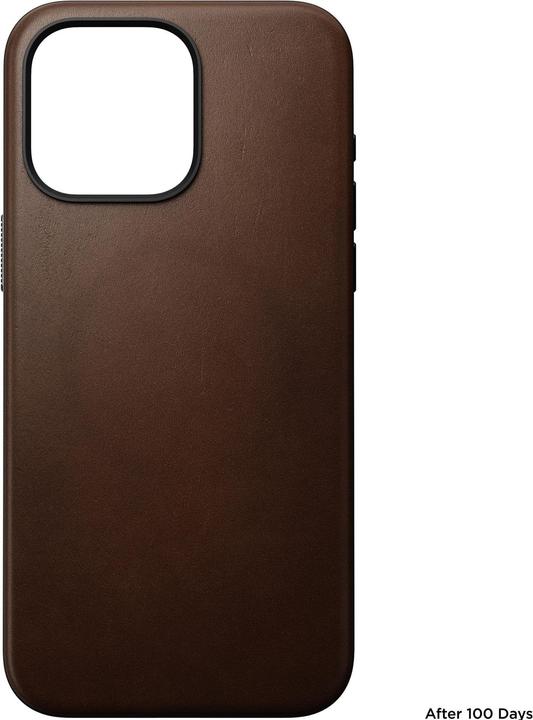 Actual product image Nomad Modern Leather Case (Apple iPhone 15 Pro Max)