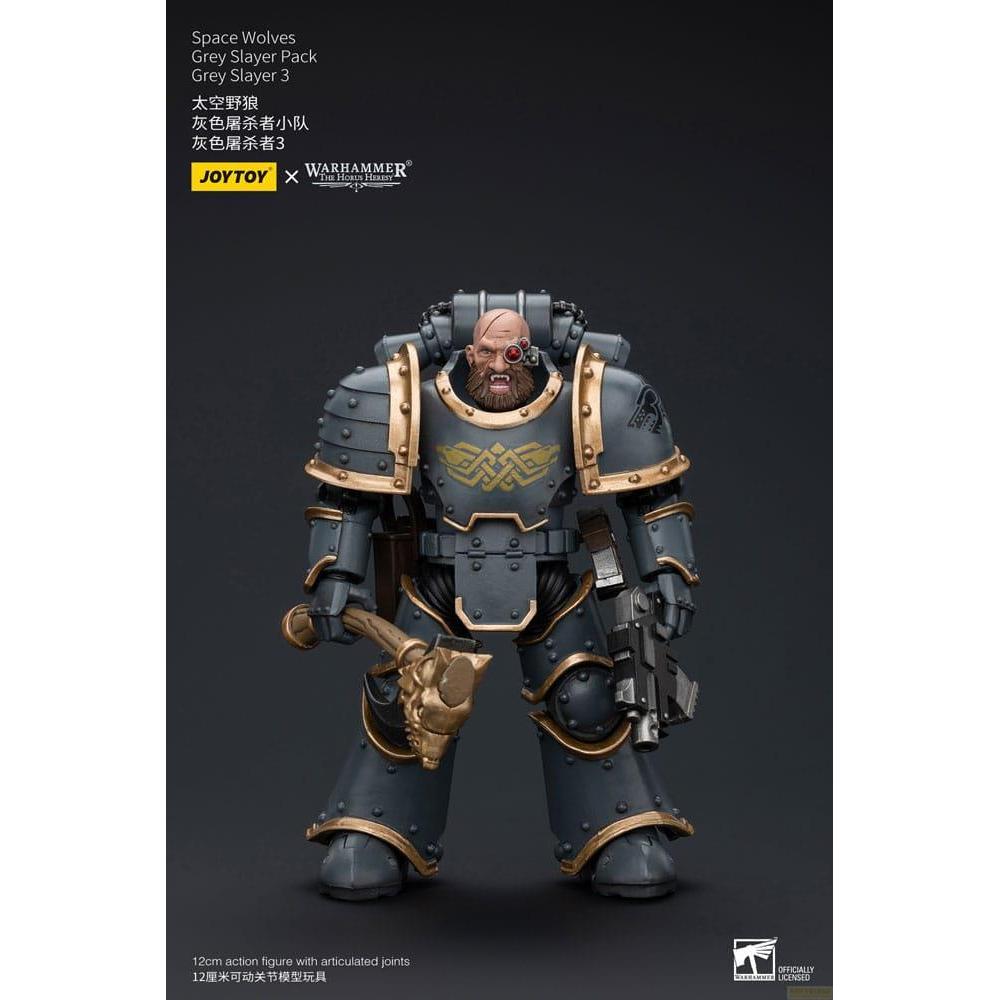 Joy Toy Warhammer The Horus Heresy Actionfigur 1/18 Space Wolves Grey Slayer Pack Grey Slayer 3 12 cm