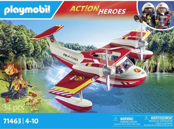 Immagine prodotto Playmobil Aereo antincendio con funzione di estinzione (71463)
