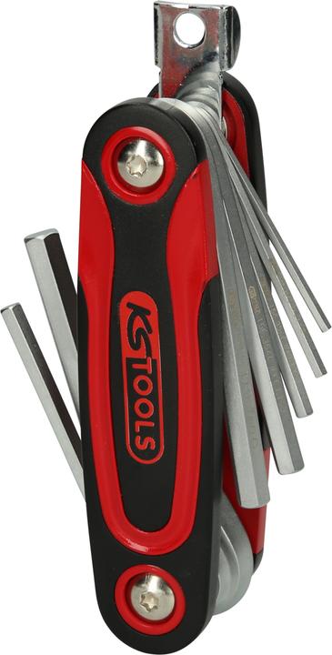 Productafbeelding KS Tools L-sleutel in opvouwbare houder