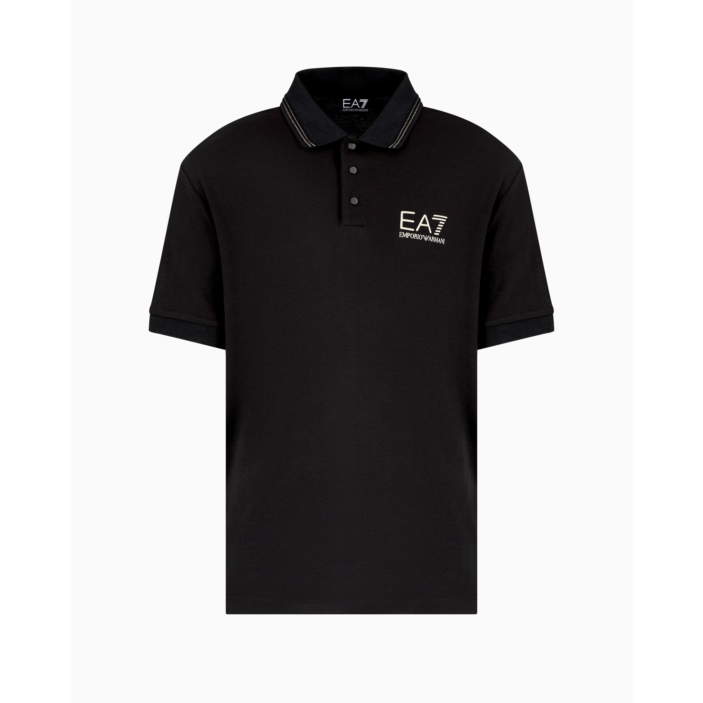 Emporio Armani, Herren, Shirt, Polo-Shirt, Schwarz, (S)