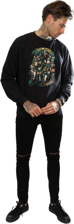 Actual product image Avengers Infinity War Mens Team Cotton Sweatshirt (S)