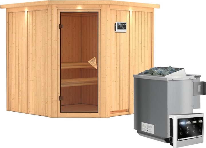 Immagine prodotto Karibu Jarin con corona sul tetto (9 KW Bio controllo esterno)