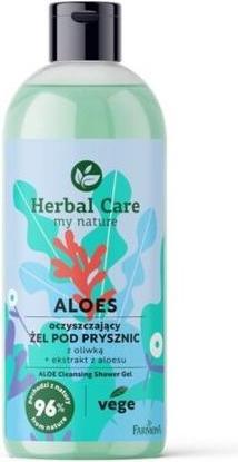 Actual product image Farmona Herbal Care Aloe Cleansing Shower Gel with Olive 500ml Fa (500 ml)