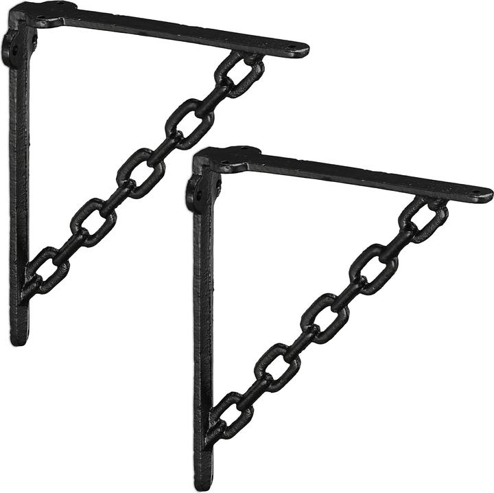 Relaxdays 2x shelf angle