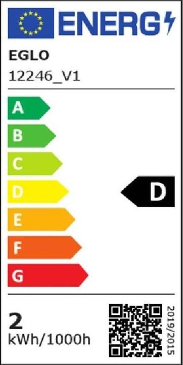 Energie-Label EGLO Leuchtmittel (GU5.3, 3 W, 230 lm, 2 x, D)