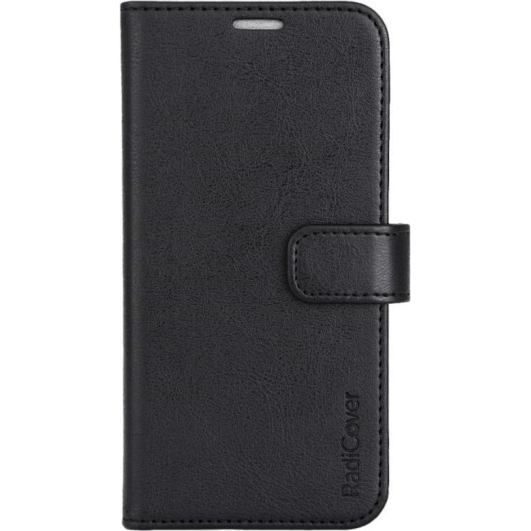 Radicover Radiation Protection Wallet Vegan Leather iPhone 15 PRO Flipcover Black PU (Apple iPhone 15 Pro), Smartphone H...