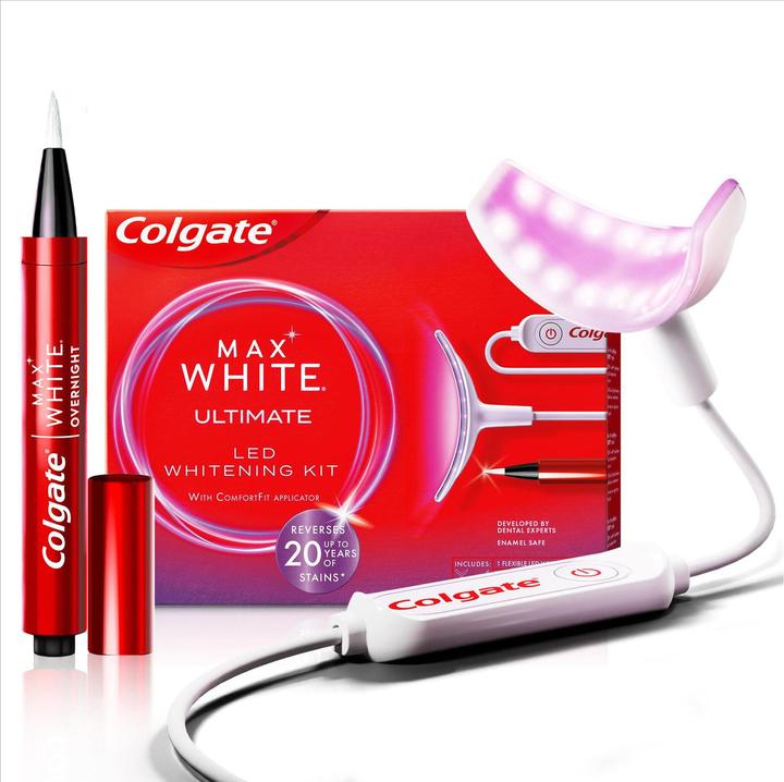 Actual product image Colgate Max White Ultim Whitening Kit (Bleaching LED light)