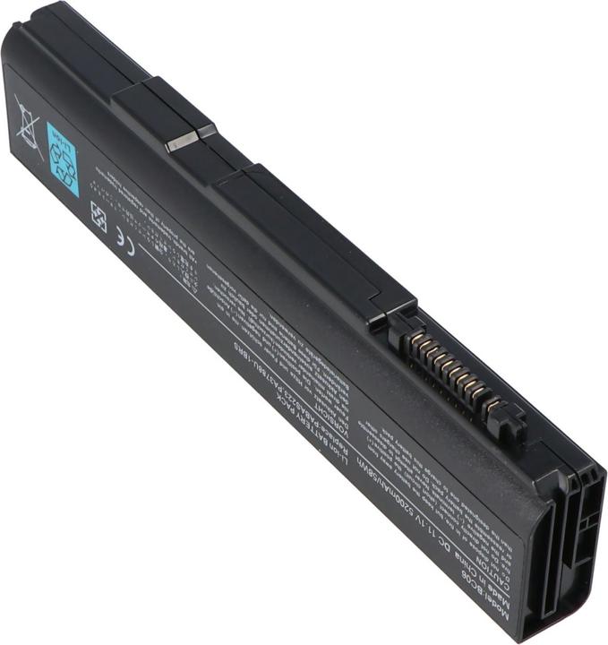 Actual product image Toshiba Battery PA3788U-1BRS, PABAS223, PA3788, PA3788U1BRS, Dynabook, Tecra A11, M11, S11 (6 cubicles, 5200 mAh)