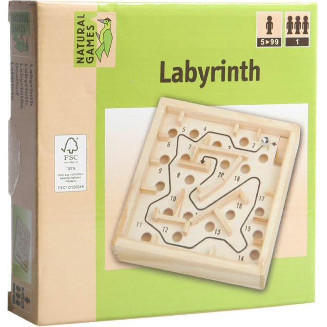 Natural games Labyrinth (Niederländisch, Englisch, Deutsch, Französisch, Italienisch)