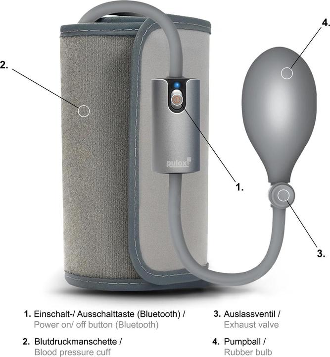 Image du produit Pulox Tensiomètre AirBP (Tensiomètre à bras)
