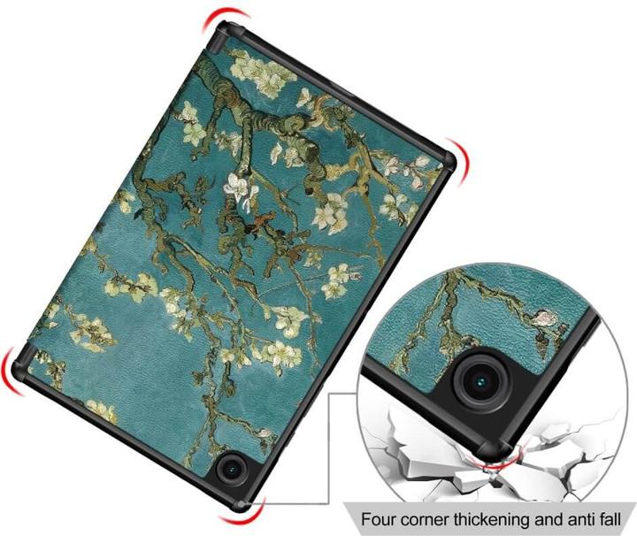 Productafbeelding Cover-Discount Galaxy Tab A7 Lite - Drievoudige Smart Case Bloesems (Galaxy Tab A7 Lite)