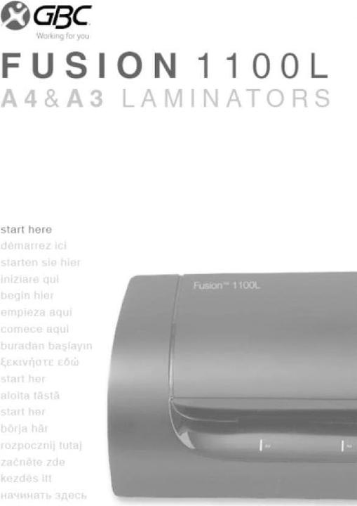 Actual product image GBC Fusion 1100L (75 - 125 µm, A4)