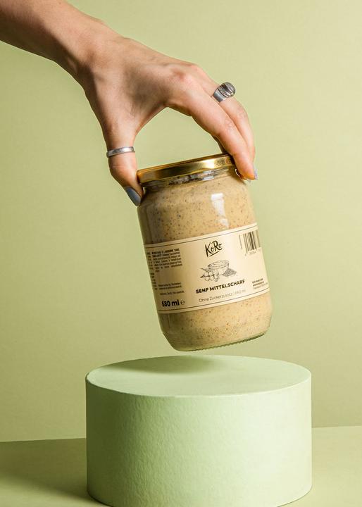 Actual product image KoRo Coarse-grained medium-hot mustard (680 g)