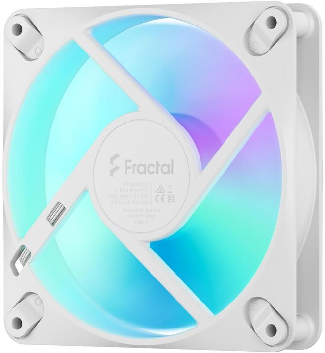 Productafbeelding Fractal Dynamic 3 12 Reverse PWM RGB White (120 mm)
