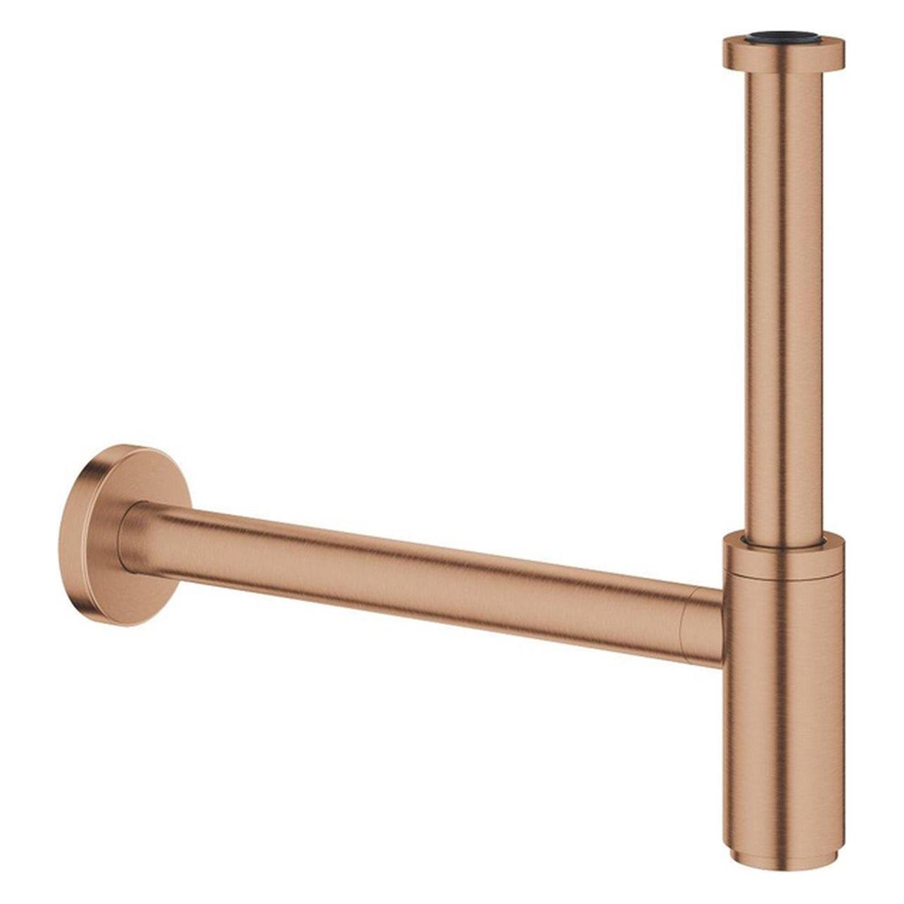 Grohe, Sifon, Klem Voor Wastafels 1/4" (warm Zonsondergang Geborsteld) (Bevestigingsmateriaal Voor Hevel, 1/4")