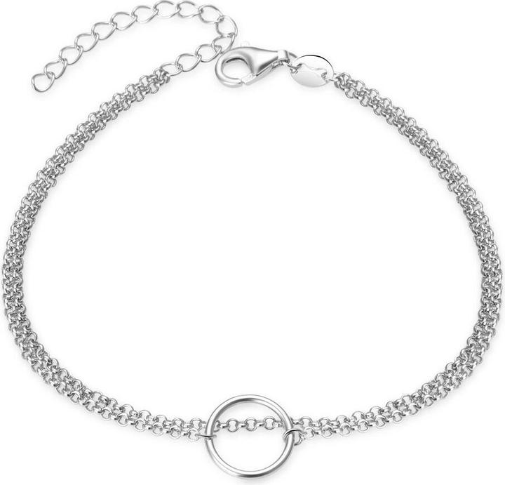 Immagine prodotto Beneto Slušivý dvojitý stůbrný náramek AGB734/21 (Argento)