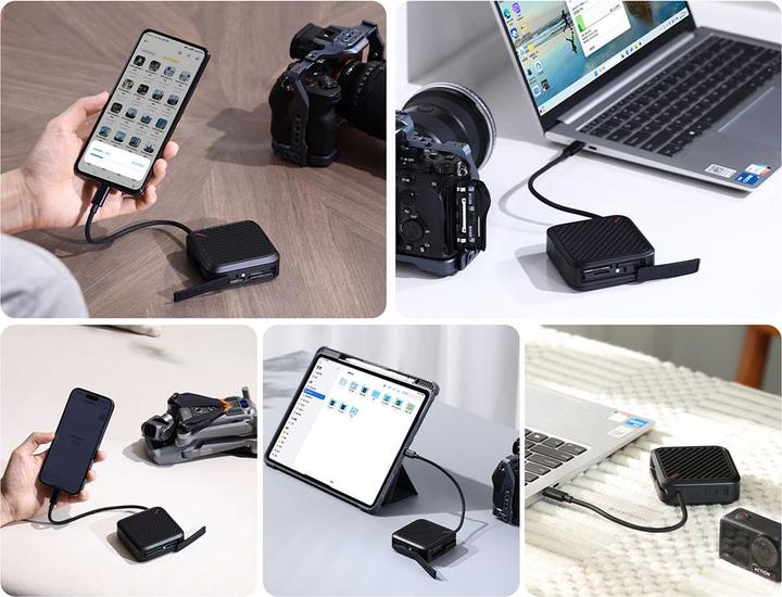 Actual product image Ulanzi CRC10 3 in 1 Card Reader Case (USB)