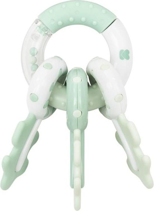 Actual product image Kikkaboo Baby rattle keychain