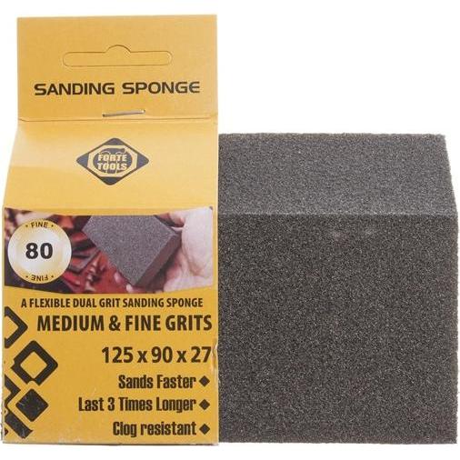 Forte tools, Schleifmittel, GRINDING SPONGE 125X90X26 M