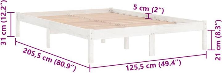 Actual product image vidaXL Smith (120 x 200 cm)