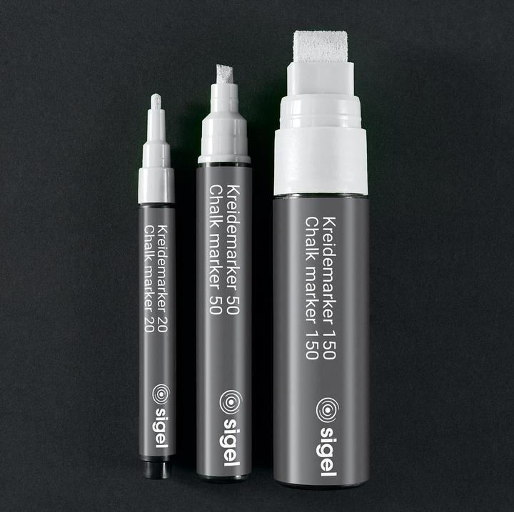 Actual product image Sigel Chalk Marker 150 White (White, 15 mm, 1 x)