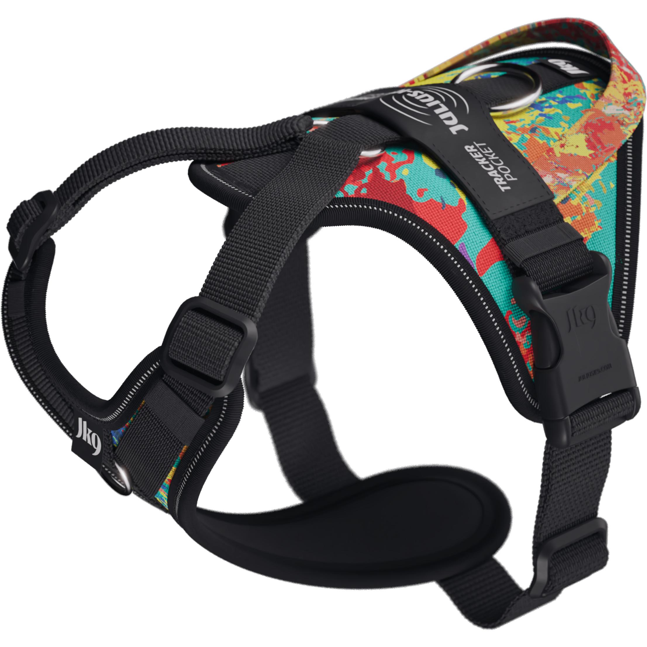 Meilleurs prix pour Julius-K9 K9 Longwalk light sele w/handle+trackerpocket,Crazy,XS (XS, Chien, Promenade), Collier + laisse