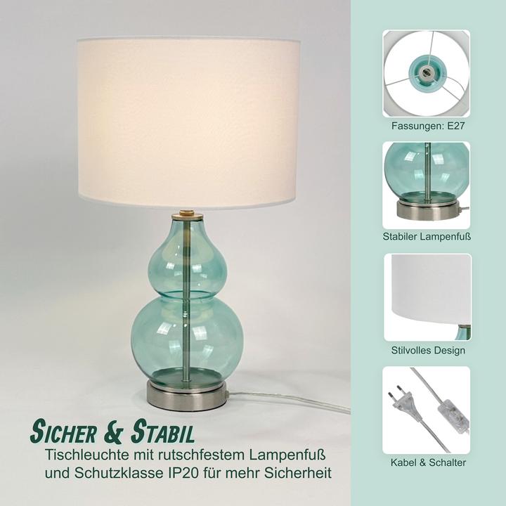 Produktbild Relaxdays Tischlampe (E14)