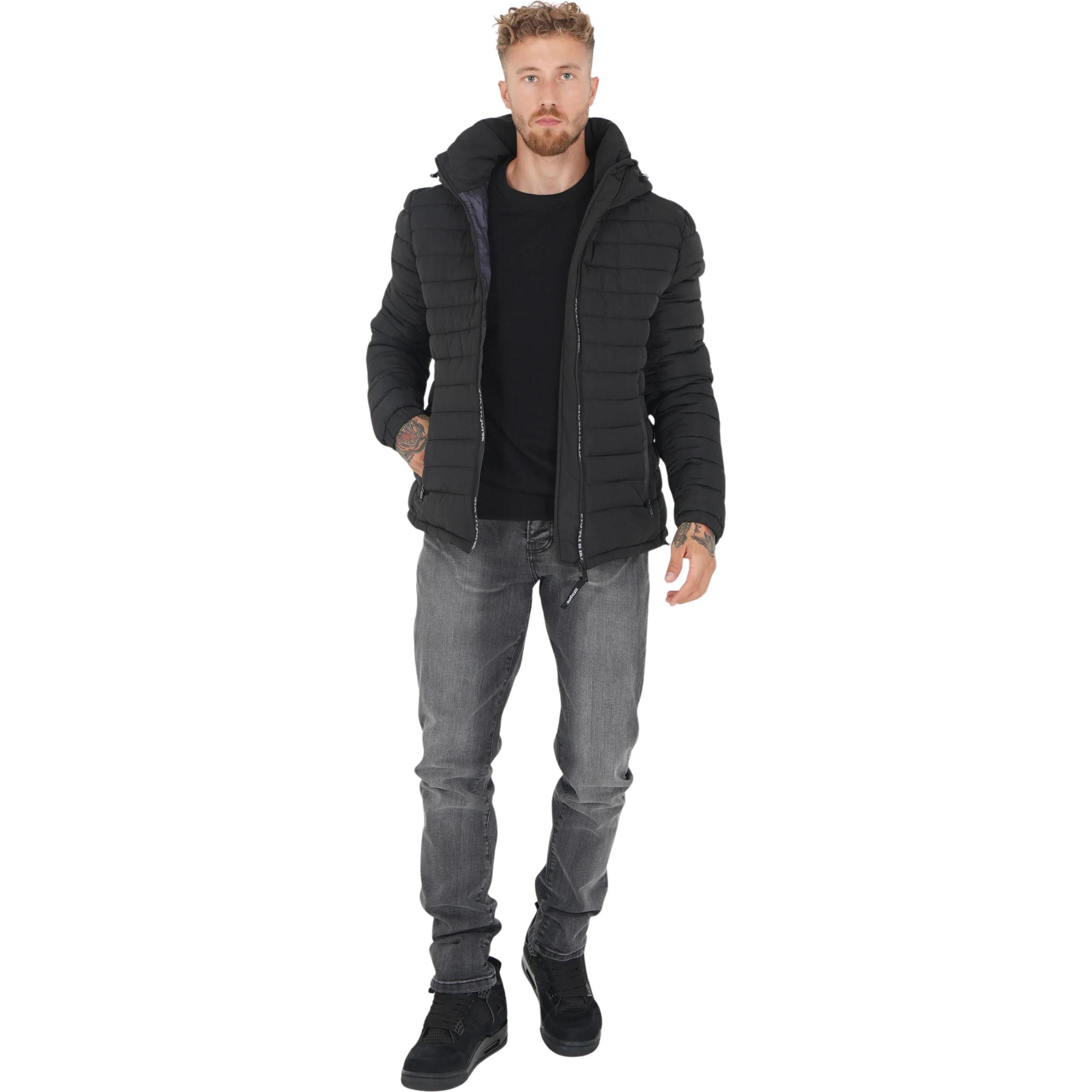 Sixth June, Herren, Jacke, Kurze Kapuzenjacke (S), Schwarz, S