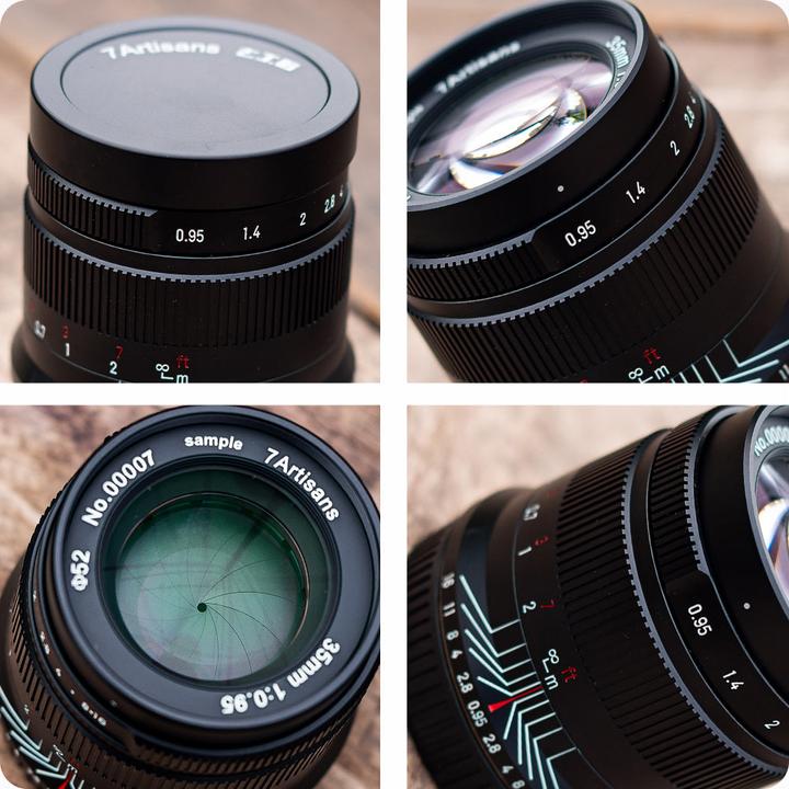 Image du produit 7artisans 35mm F/1.4 Canon RF (Canon RF, Plein format)