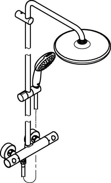 Produktbild Grohe Tempesta system 250 douchesysteem chroom (26670001)