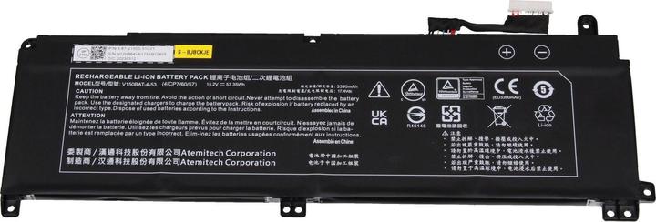 Produktbild Clevo 6-87-V350S-54J00 (4 Zellen, 3465 mAh)