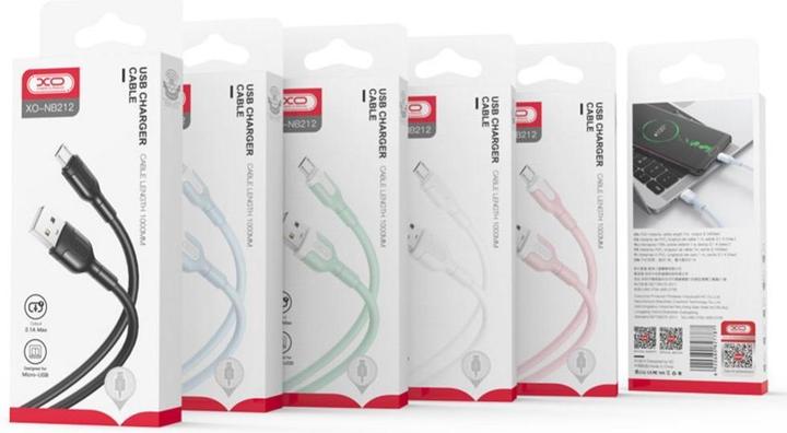 Actual product image xO cable NB212 USB - Lightning 1,0 m 2,1A blue (1 m, 10.50 W)