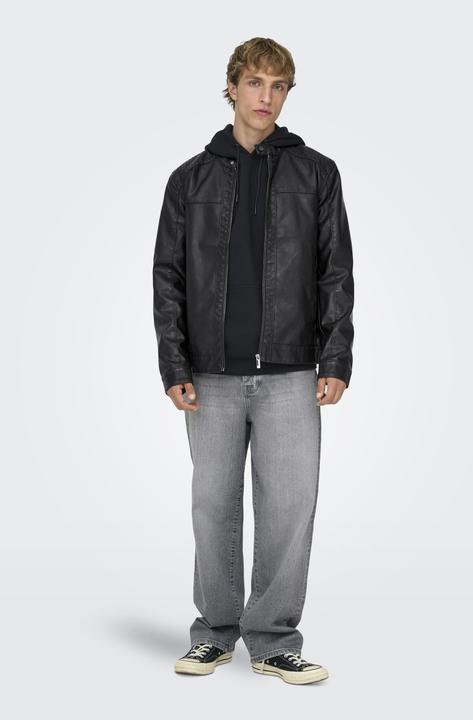 Immagine prodotto Only & Sons Giacca in ecopelle (S)