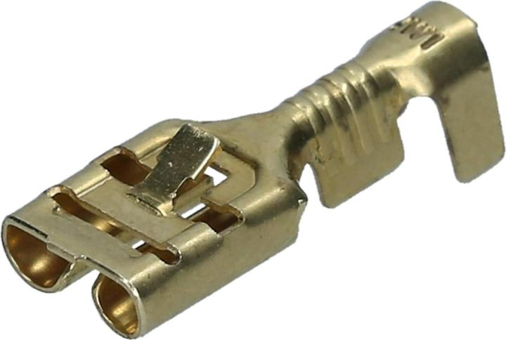 Kalitec BN-FAR608 Flachsteckhülse mit Rastnase 6