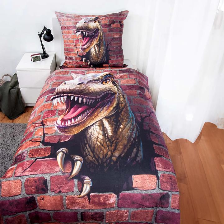 Produktbild Herding Dino 3D Bettwäsche (135 x 200 cm, 80 x 80 cm)