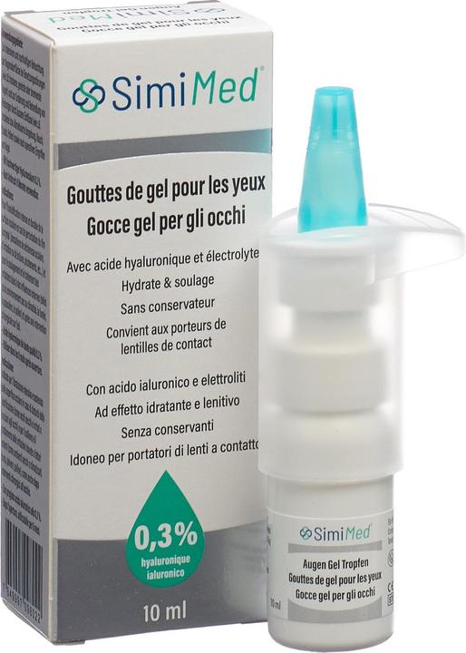 Immagine prodotto SimiMed Augen Gel Tropfen 0.3 % Hyaluron (10 ml, Gel oculare in gocce allo 0,3% di ialurone)