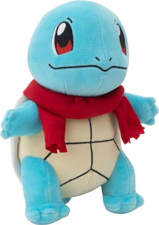 Actual product image Jazwares Pokémon Plush Figure Winter Squirtle with Ear Muffs 20 cm (20 cm)