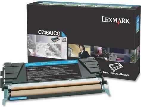 Produktbild Lexmark Toner cyan Orig.Nr. C746A3CG (C)